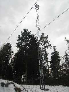 Die Flutlichtanlage