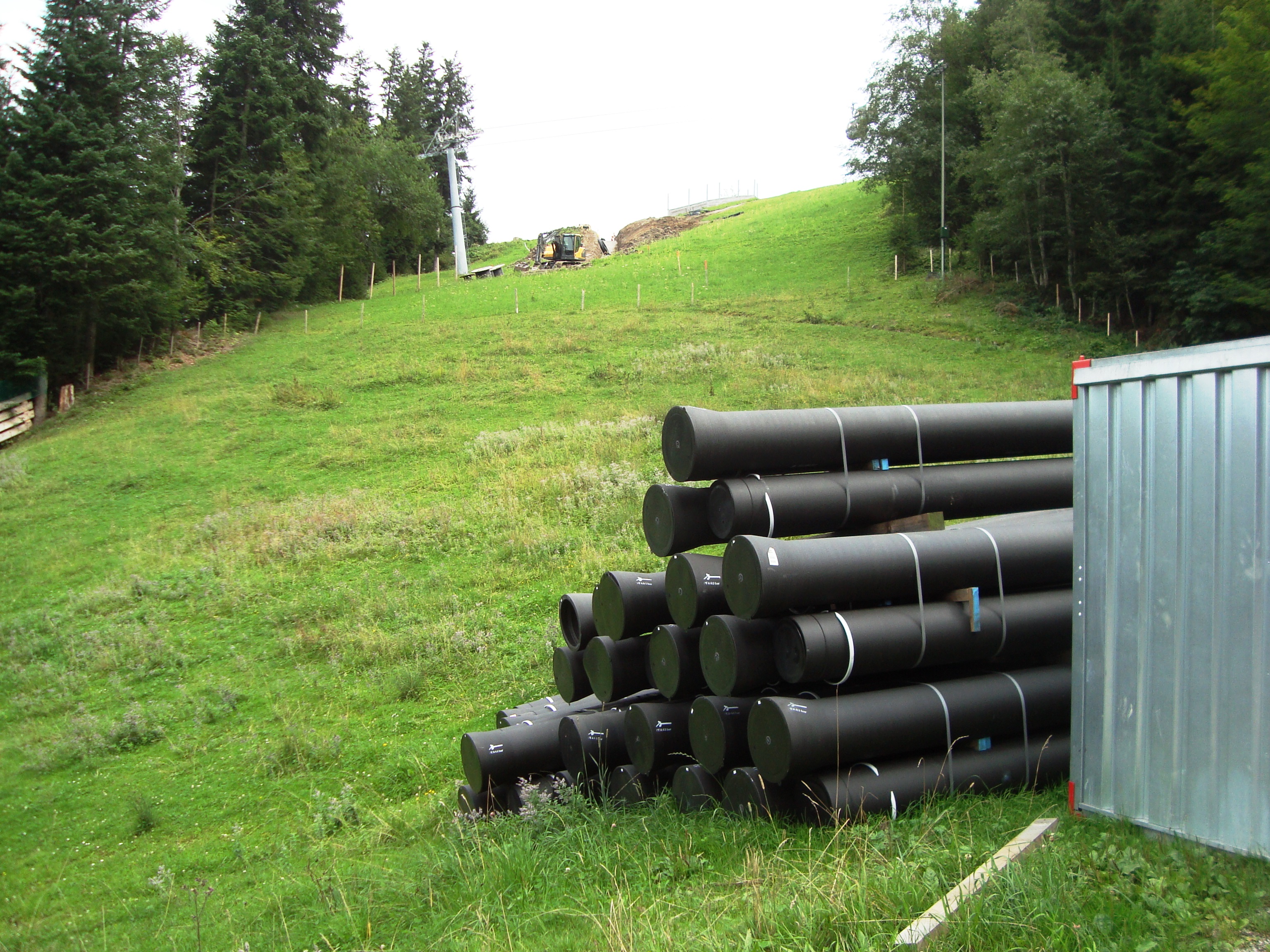 Baumaterial Mittelteil