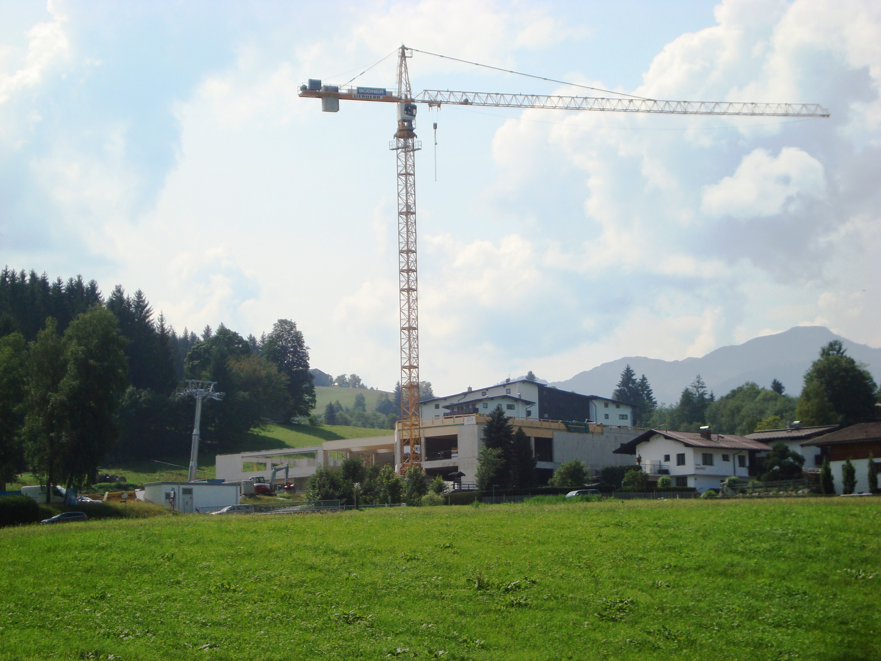 Ansicht unterhalb der Straße