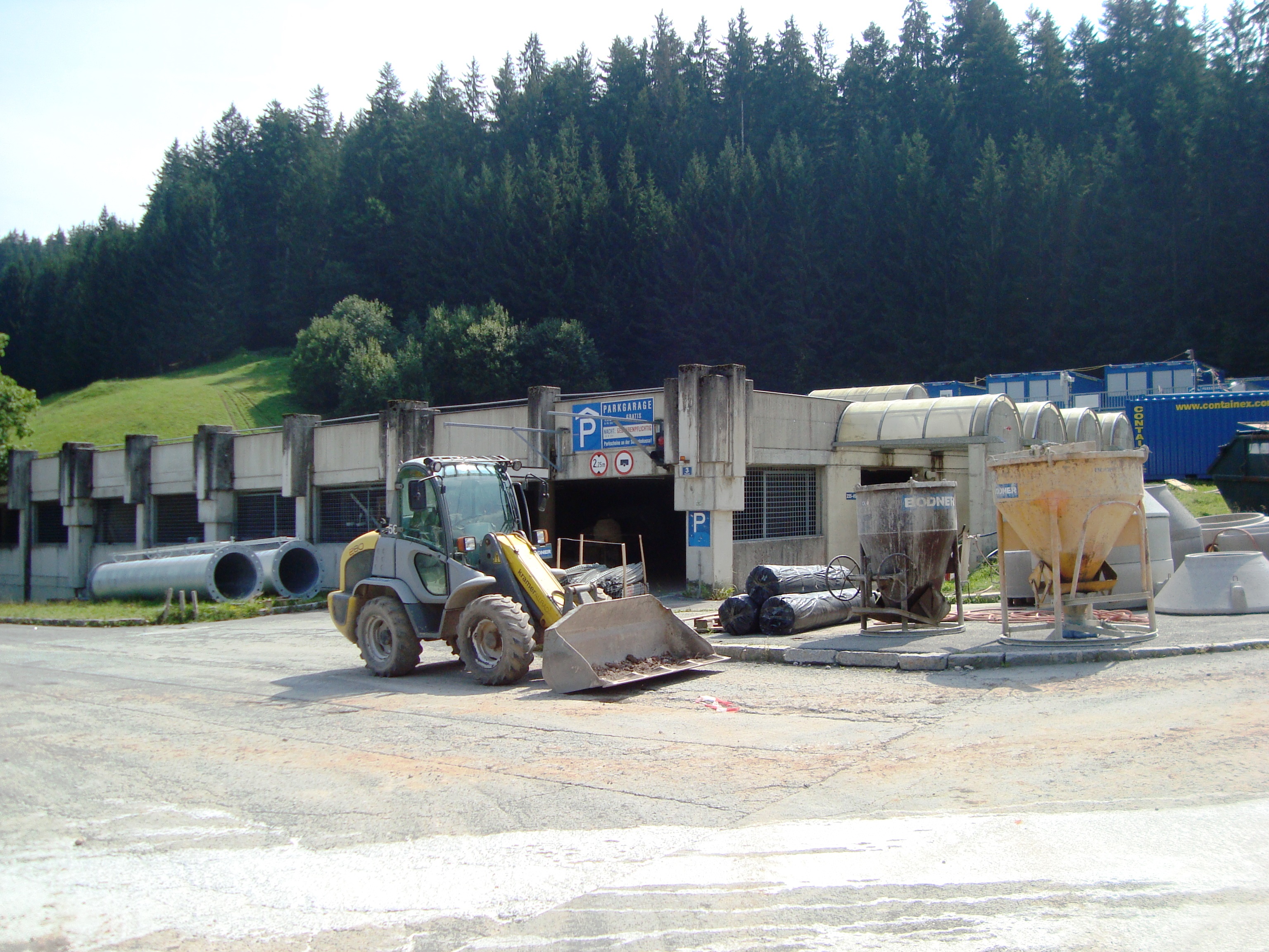 Am Parkhaus wird (heuer ) nichts verändert.