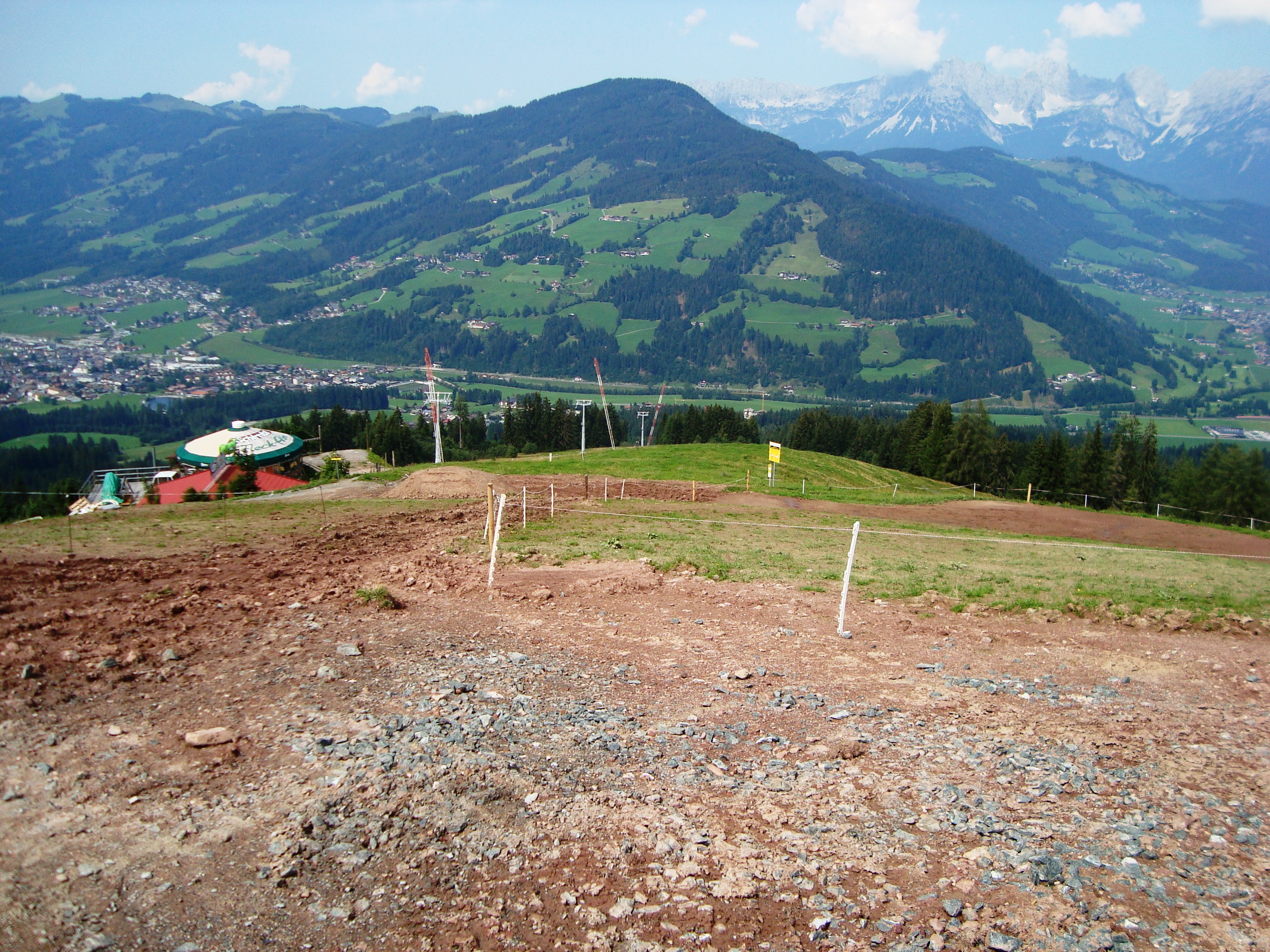 kleine Pistenverbesserungen bei Fleckalm