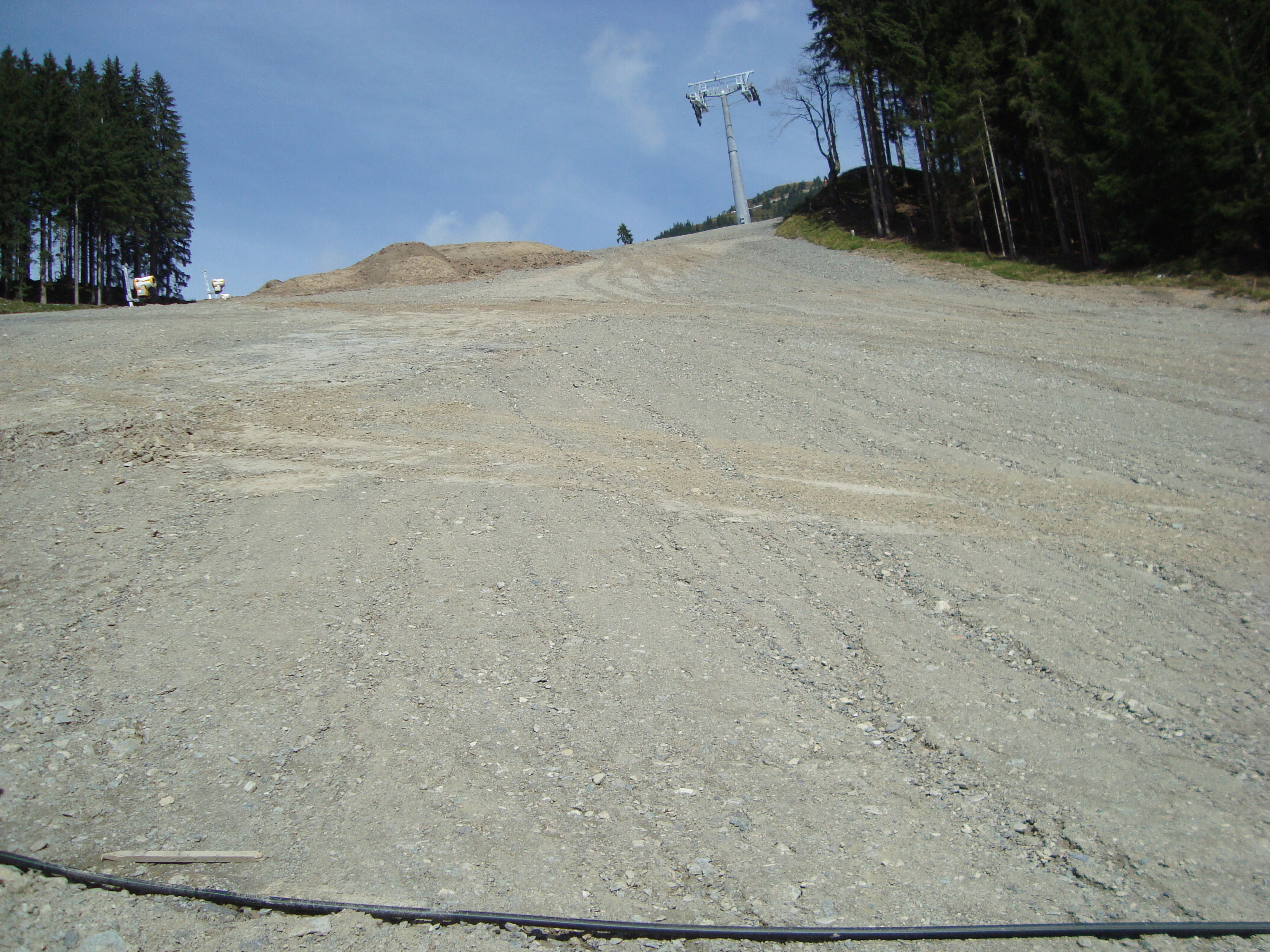 Detail Piste unterer Bereich